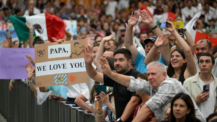 Uczestnicy środowej Audiencji Generalnej
