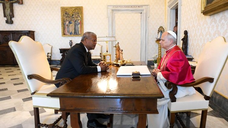 Popiežius ir Seišelių prezidentas