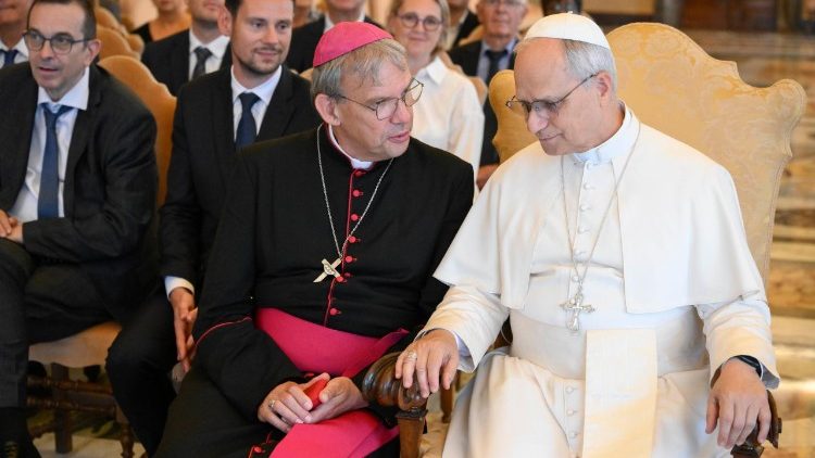 Papa alikutana na Ujumbe kutoka Ufaransa