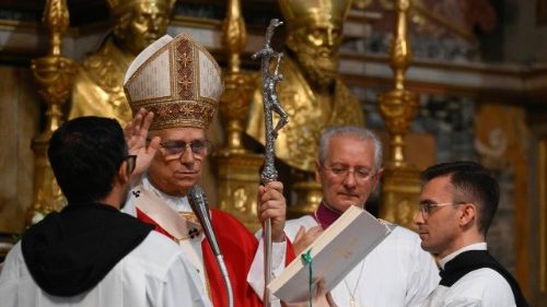 Papst feiert Messe mit „seinen“ Augustinern