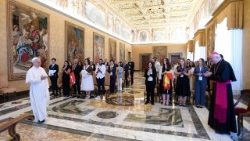 Leono XIV audiencija Viduržemio jūros regiono jaunimo tarybos nariams