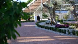 El Papa León XIV en la inauguración del Borgo Laudato si' 