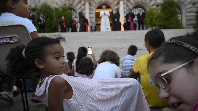 I bambini presenti alla Festa