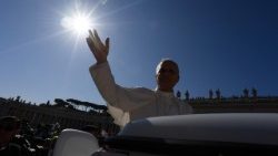 Papa Leon al XIV-lea la cateheza audienței jubiliare de sâmbătă, 6 septembrie 2025. 