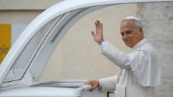 Papież podczas jednej z audiencji generalnych 