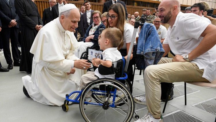 Pápež pozdravil chorých v Aule Pavla VI.