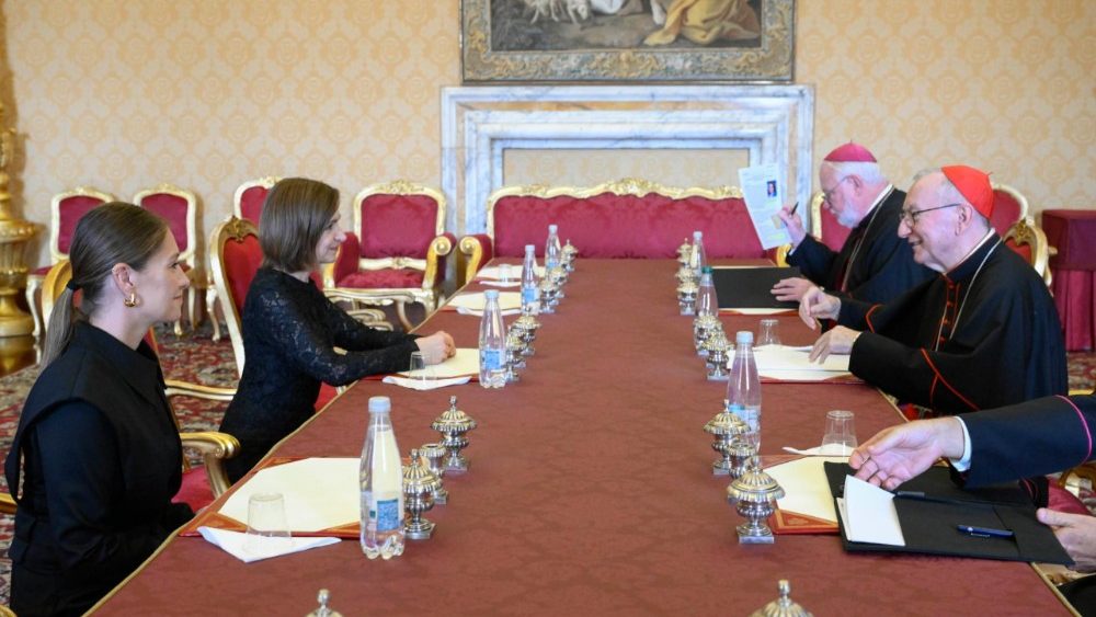 Прэзідэнт Рэспублікі Малдова Мая Санду з візітам у Ватыкане