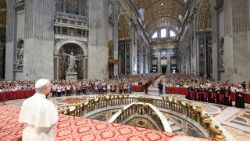 Papež z romarji iz Umbrije