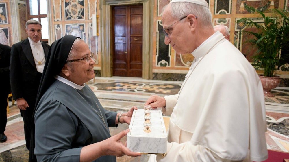 La Leon XIV, participanții la capitolele generale a patru congregații de viață consacrată