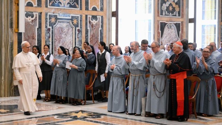 The audience in the Apostolic Palace