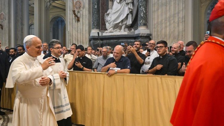 Папата сред участниците в Асамблеята на Римската епархия