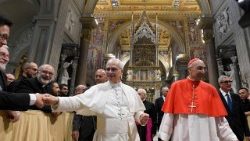 2025.09.19 Papa katika Basilika ya Mtakatifu Yohane huko Laterano - Mkutano wa Jimbo Kuu.