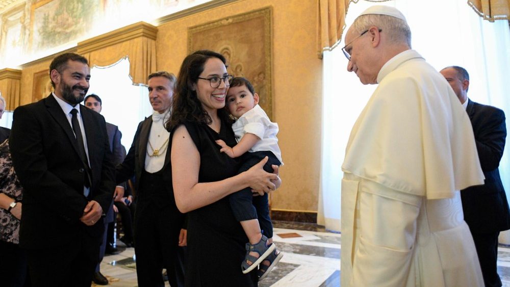 Аўдыенцыя для ўдзельнікаў сустрэчы на тэму будучыні сям'і