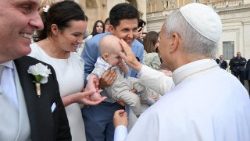 Pope Leo XIV with family