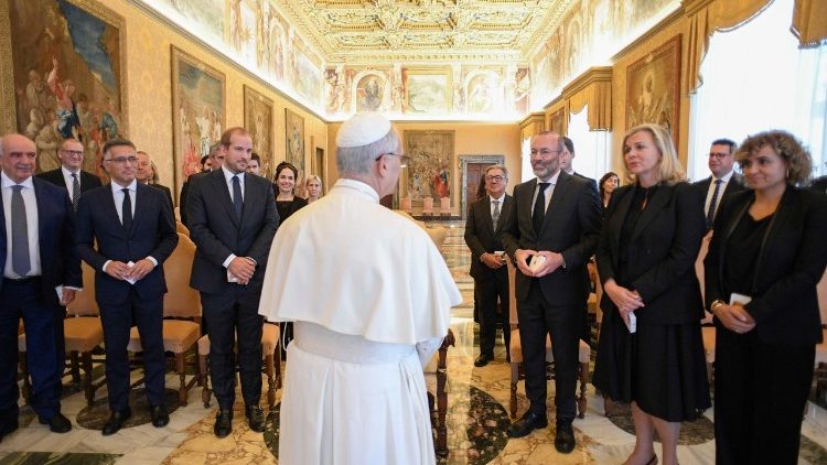 Pope Leo XIV receives members of the Working Group on Intercultural and Interreligious Dialogue in the Vatican
