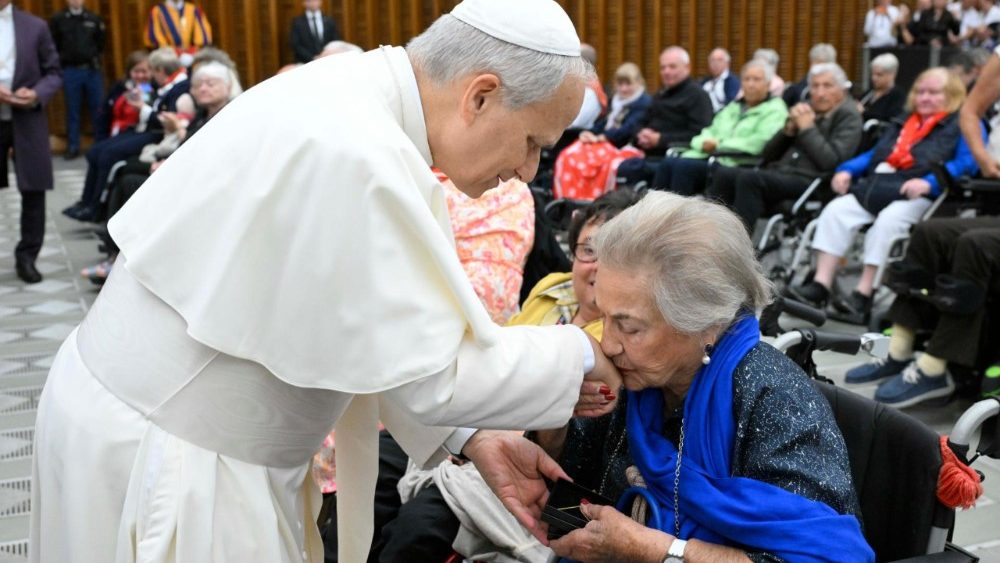 Papež osobně zdraví poutníky z německých diecézí