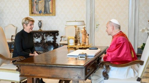 Il Papa a colloquio con Kerin Keller-Sutter, Presidente della Confederazione Elvetica