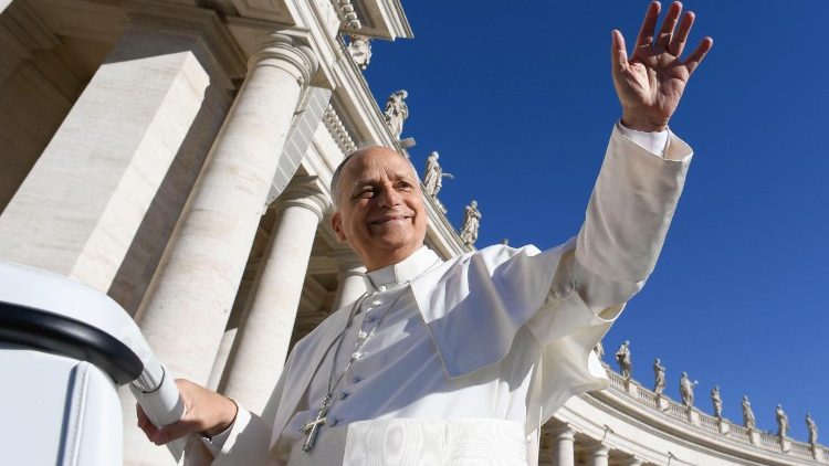 2025.10.04 Leon XIV podczas audiencji jubileuszowej 