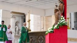 Leon XIV la Sfânta Liturghie și Îngerul Domnului din 5 octombrie 2025