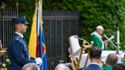 2025.10.05 Sfânta Liturghie pentru Corpul Jandarmeriei Statului Cetății Vaticanului. 