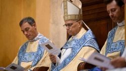 Pope Leo at the Vespers