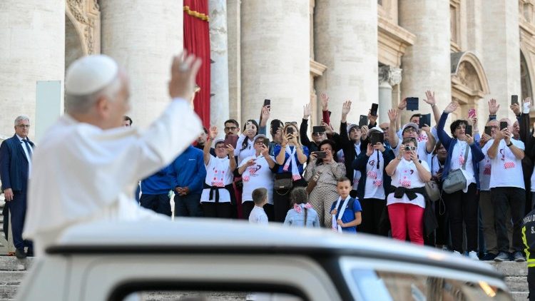 Papież podczas spotkania z chorwackimi pielgrzymami