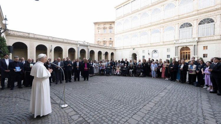 Pope Leo XIV meets in the Vatican with over a hundred representatives and leaders of Hispanic ministry from the USA