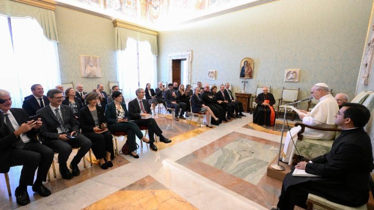 Spotkanie Papieża z przedstawicielami Pomocy Kościołowi w Potrzebie