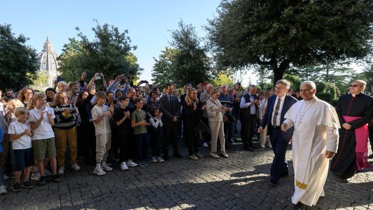 Papież przybył na piknik pracowników Mediów Watykańskich