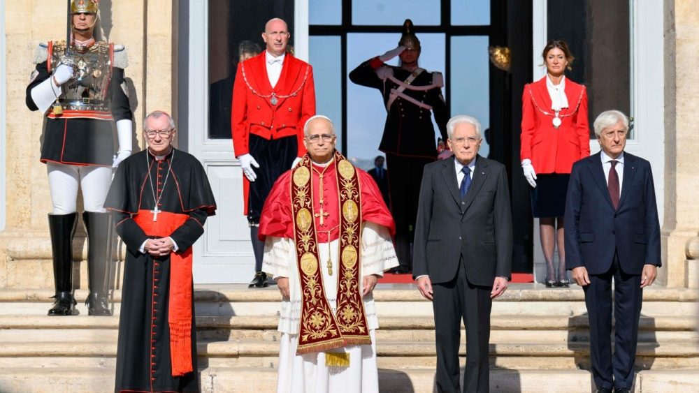 Візіт Папы да Прэзідэнта Італіі Серджа Матарэлы