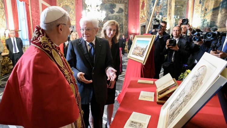 Rais Sergio Mattarella wa Italia amempongeza Papa Leo XIV