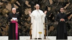 Pope Leo XIV greets participants in the Jubilee of Roma, Sinti, and Traveller Peoples