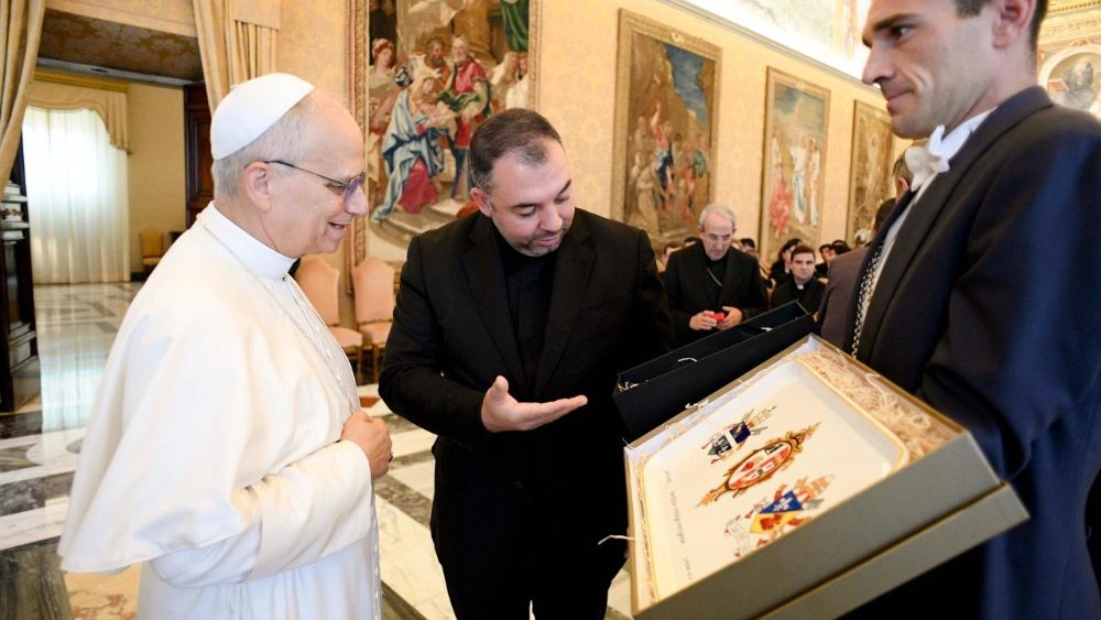 Аўдыенцыя для супольнасці Папскага партугальскага калегіума