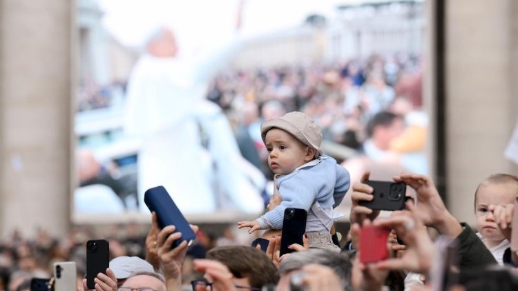Un gruppo di pellegrini