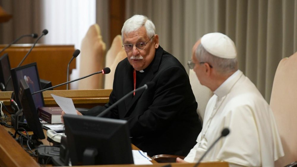 Сустрэча Папы з вышэйшымі настаяцелямі Таварыства Езуса