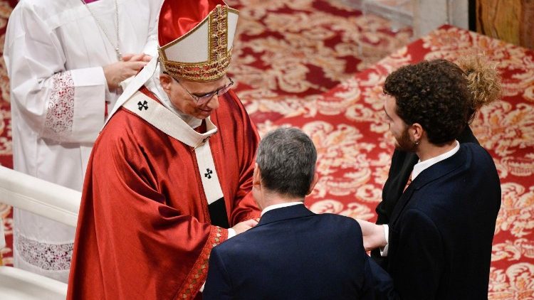 Un momento dell'offertorio