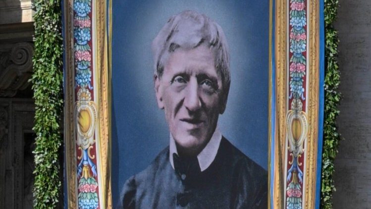 വിശുദ്ധ ഹെൻറി ന്യൂമാന്റെ ചിത്രം വത്തിക്കാനിൽ പ്രതിഷ്ഠിച്ചപ്പോൾ 