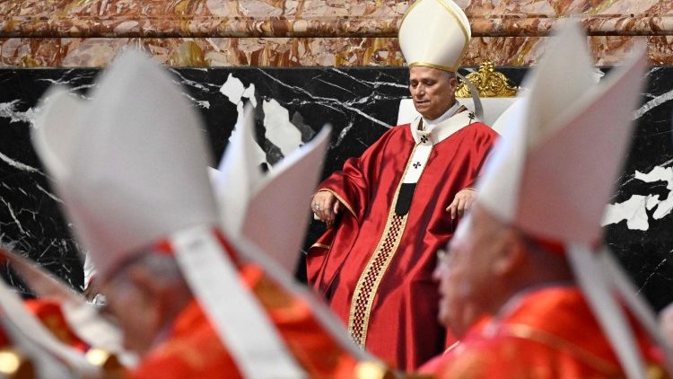 2025.11.03 2Â°Papa aliongoza ibada ya misa takatifu kwa ajili ya Papa Francisko, makardinali na maaskofu waliokufa ndani ya mwaka huu 2025.