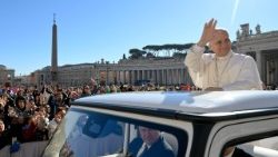 Pope Leo XIV at the general audience