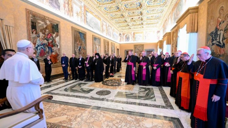 2025.11.06 Membri del Comitato Congiunto del Consiglio delle Conferenze Episcopali d'Europa, del Consiglio Ecumenico delle Chiese e Rappresentanti delle Chiese Cristiane d'Europa