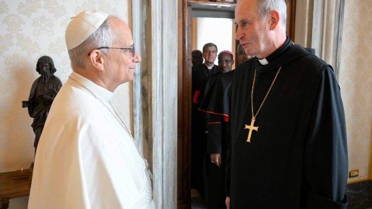 Il Papa criceve i membri della Fondation International Religions et Societes