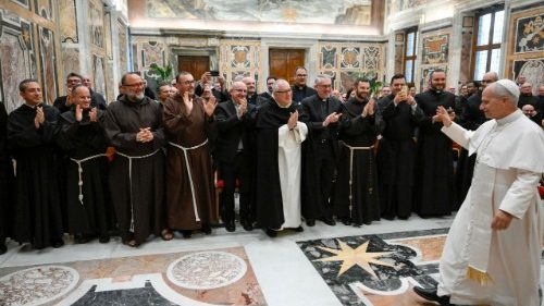 La audiencia del Papa León a los participantes en la 65ª Asamblea General de la Conferencia Italiana de Superiores Mayores (CISM)