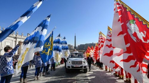 Jubilejna avdienca, papež: Upati pomeni pričevati, da ni nič tako, kot je bilo prej