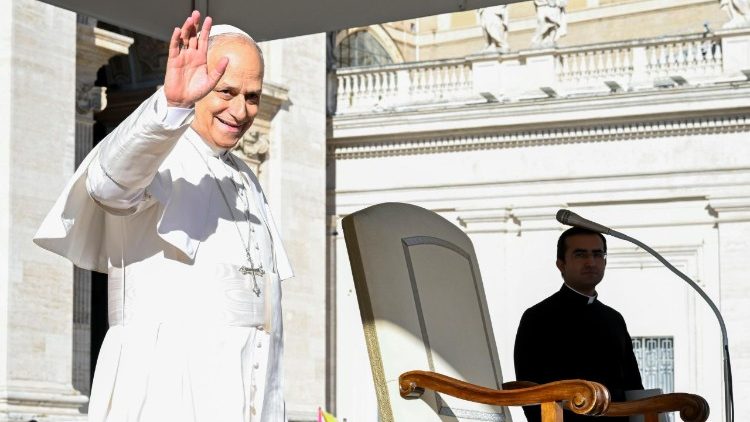 Pope Leo XIV at Wednesday General Audience