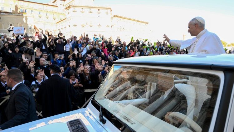 Papa Leone XIV all'Udienza generale del 12 novembre 2025