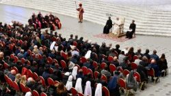 The Pope meets with those who participates in the conference “Mysticism, Mystical Phenomena, and Holiness,” organized by the Dicastery for the Causes of Saints 