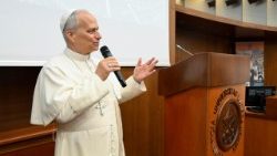 Popiežius Leonas XIV Laterano universitete