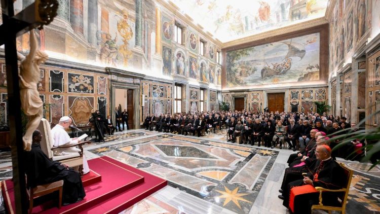 Rencontre du Pape Léon XIV avec le monde du cinéma, 15 novembre 