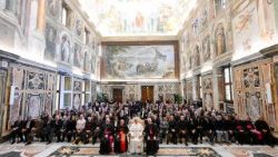 Pave Leo mødte den 15. november filmfolk fra hele verden i Sala Clementina i Vatikanet