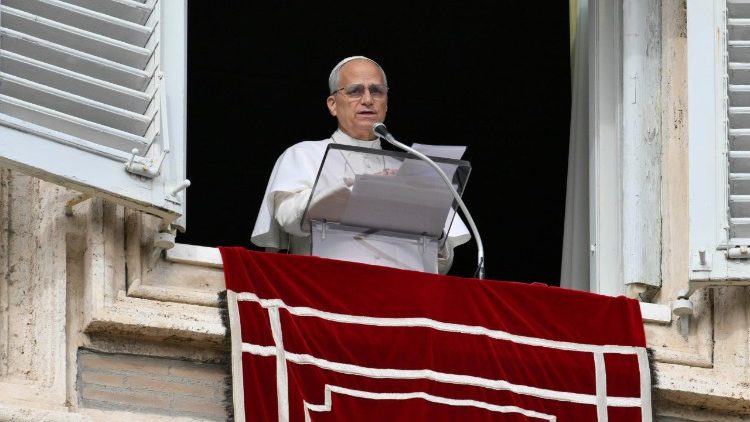 Pope Leo prays for victims of violence at the Sunday Angelus prayer